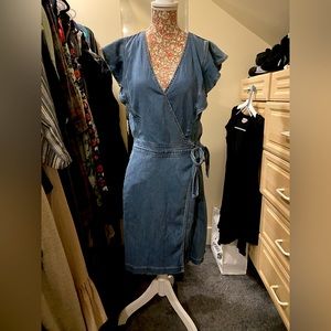 White House Black Market denim dress